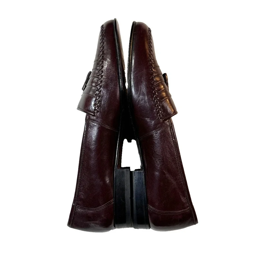 Vintage Stacy Adams Oxford Dress Shoes Mens 8 Oxblood